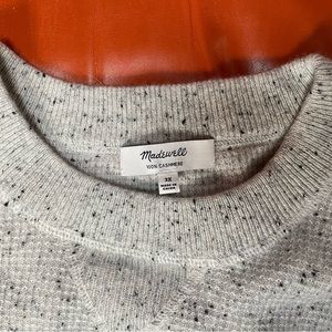 Cashmere Sweater 3X Madewell Heather Gray NWT Plus Size Runs Short